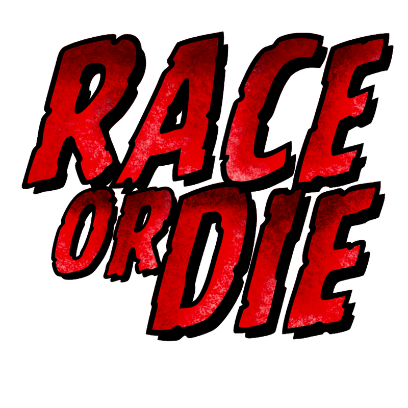 NAKLEJKA "RACE OR DIE"