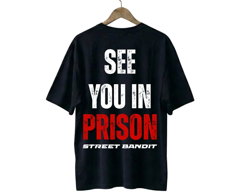 T-shirt PRISON no limit (OVERSIZE)
