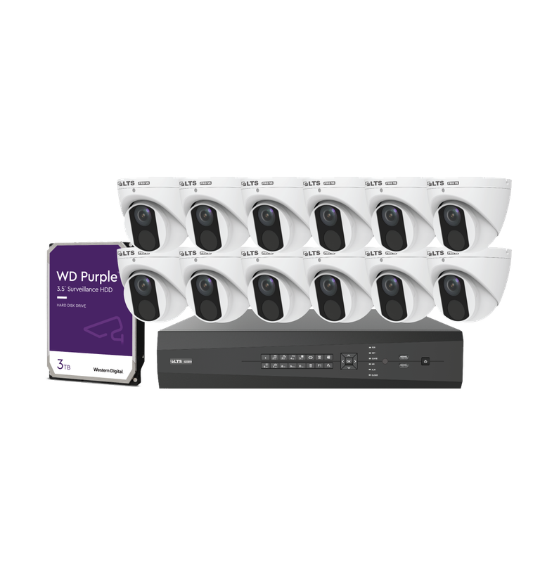 Video Security Bundle – Twelve Pro-VS 4 MP Fixed Turret IP Cameras (VSIP3442W-28MA), One Pro-VS 32-Channel NVR (VSN7432-P16), & One Western Digital Purple 3 TB Hard Drive (DHWD30PURX) Video Security Bundle – Twelve Pro-VS 4 MP Fixed Turret IP Cameras (VSIP3442W-28MA), One Pro-VS 32-Channel NVR (VSN7432-P16), & One Western Digital Purple 3 TB Hard Drive (DHWD30PURX)