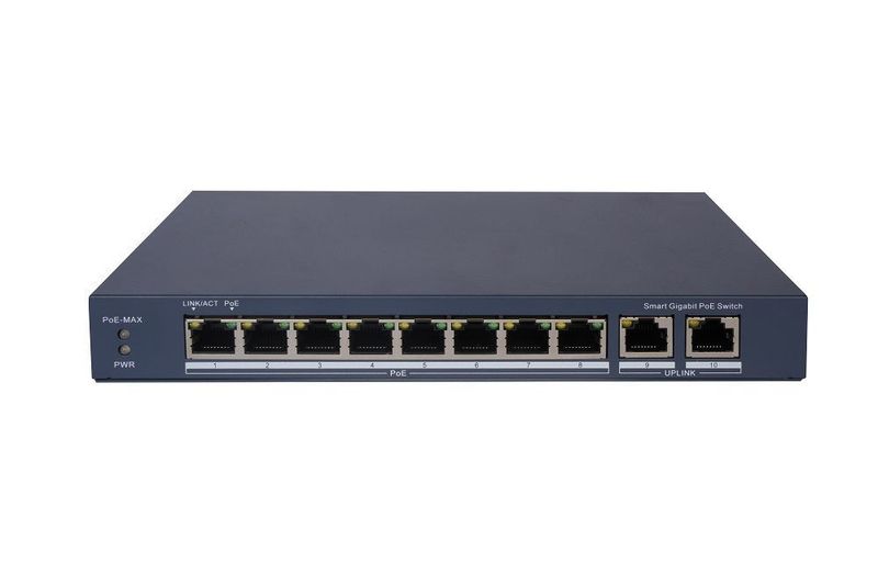 Platinum 8-Port Cloud Managed Gigabit POE Switch