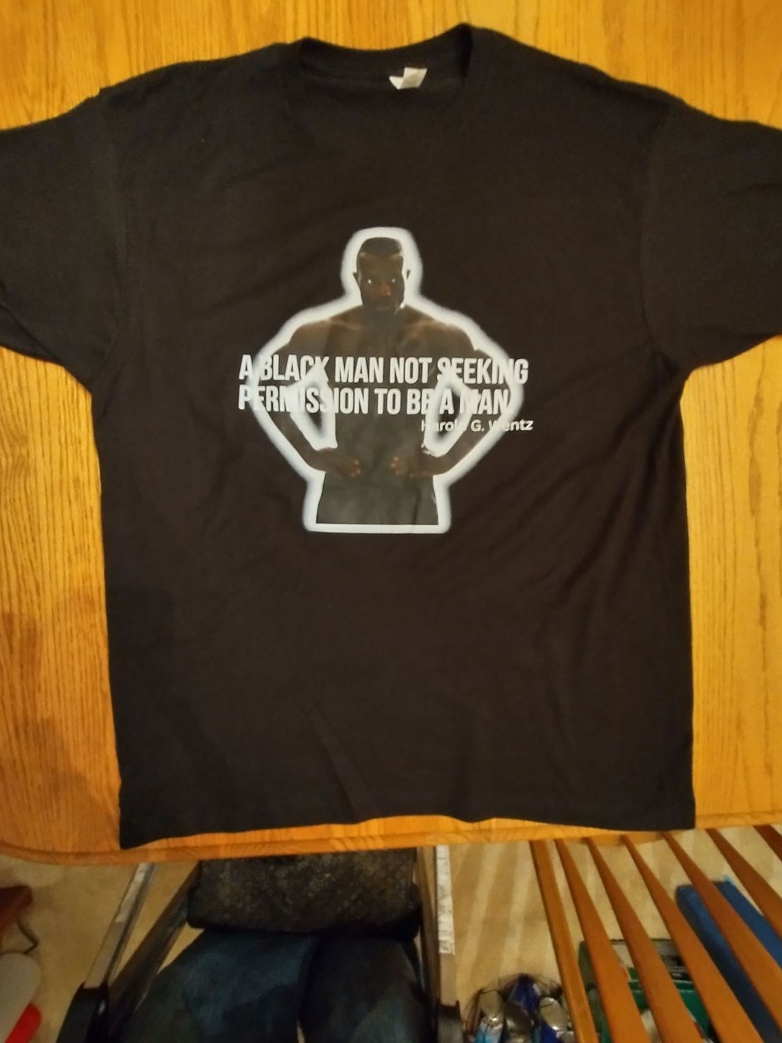 A Black Man Not Seeking Permission To Be A Man T-shirt