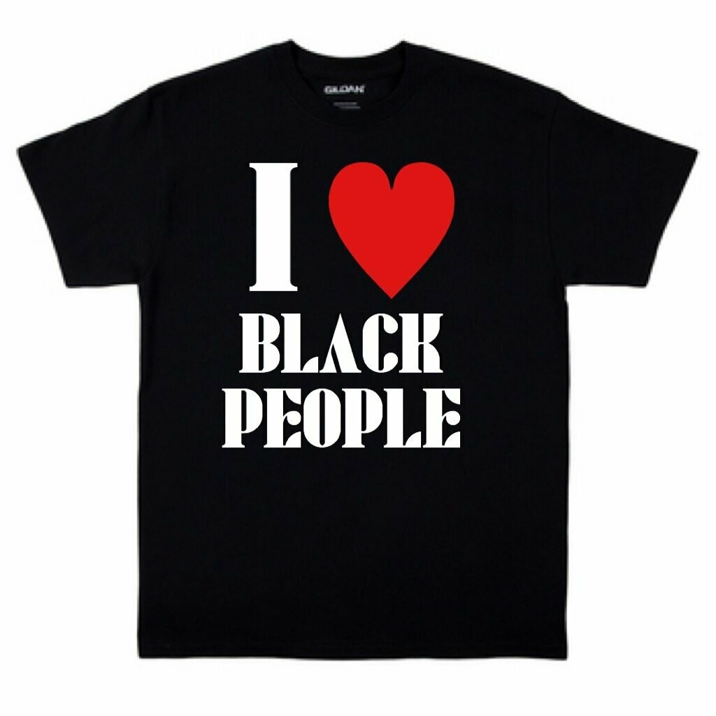 I Love Black People (Heart) T-Shirt