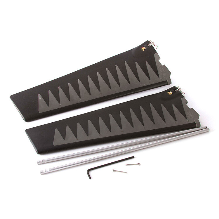 ST-TURBO FIN KIT - GRAY/BLACK