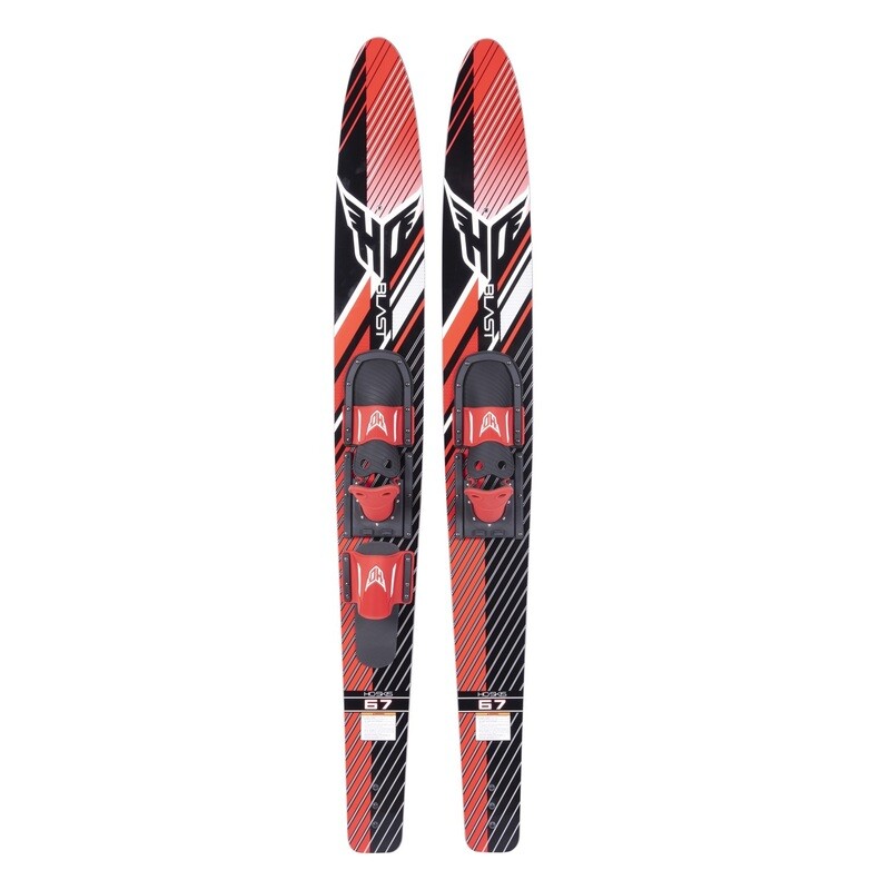 HO Sports 63" Blast Combo Water Ski Blaze/RTS-Bar