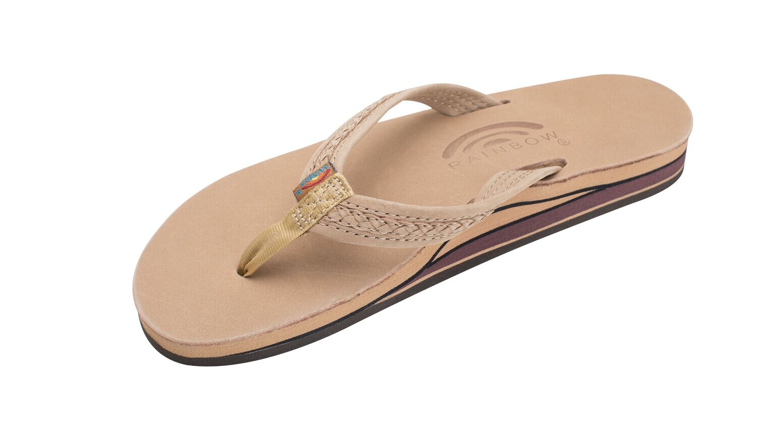 Rainbow Sandals - The Willow – Double Layer Braided Women's