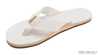 Rainbow Sandals - Single Layer Hemp with Arch Support and 1