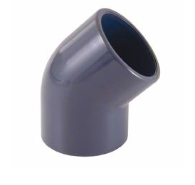 Coude PVC à 45° à coller