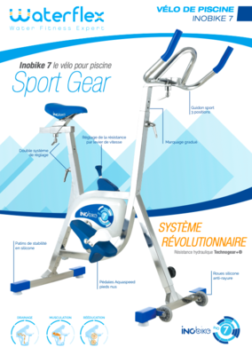 Aquabike Waterflex Inobike 7 Sportif