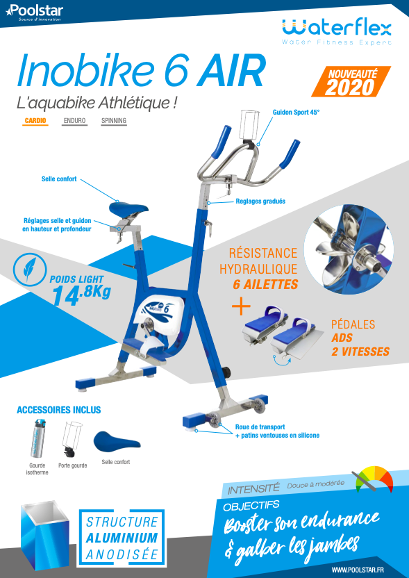 Aquabike Athlétique Inobike 6 Air