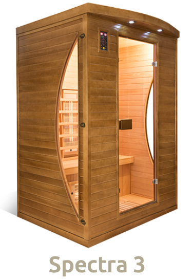 Sauna Infrarouge Spectra, Modèles Spectra Infrarouge: Specrta 3  Art:SN-SPECTRA03R