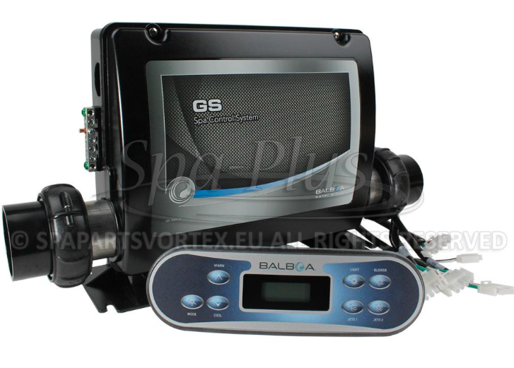 Balboa GS510SZ avec un long pavé tactile ovale. 2 pompes à air (Pack 4.2)