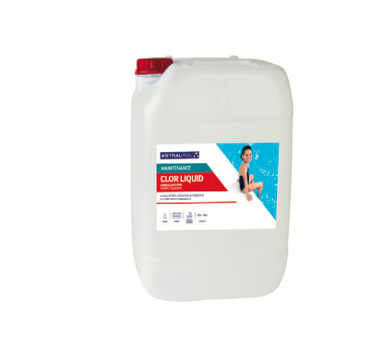 Chlore Liquide 13-15% Hypochlorite de sodium 20L piscine