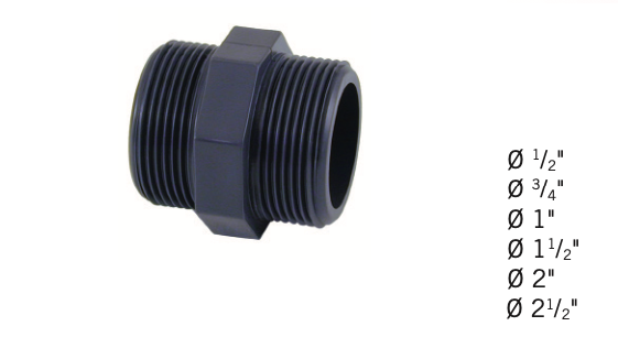 Mamelon PVC à Visser piscine et spa
