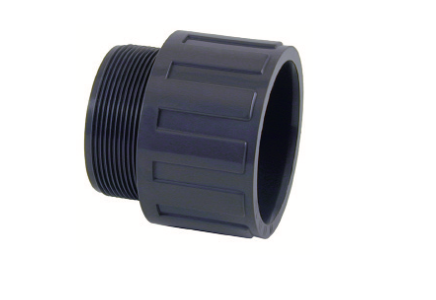 Embout fileté et coller en PVC 50mm x 1 1/2