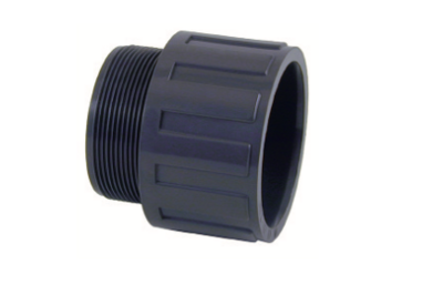 Embout fileté et coller en PVC 50mm x 1 1/2