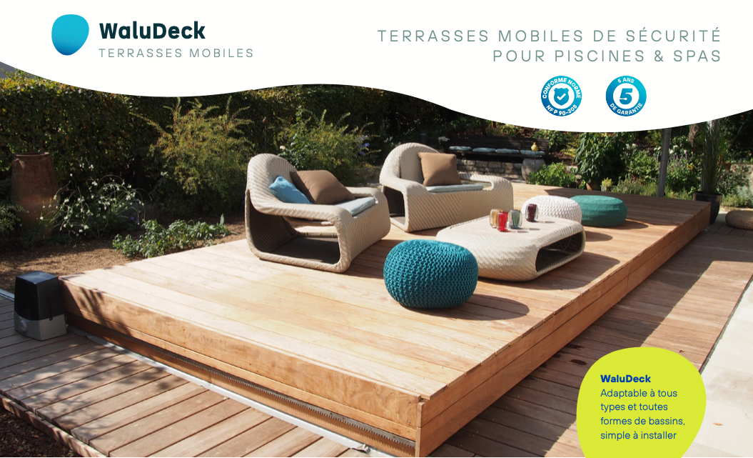 Terrasses mobiles Origin pour Spa de Nage,Jacuzzi, Piscine