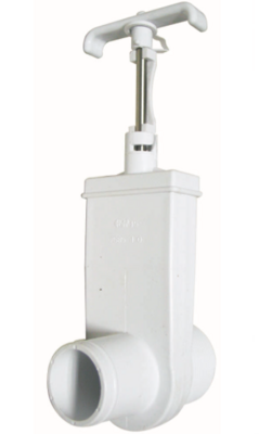 Vanne à glissière en PVC de 1,5 pouce (Spg x Spg)
