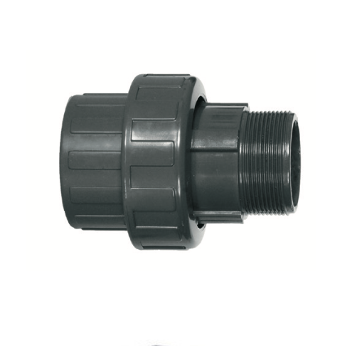 Raccord en PVC dim: 63mm x 2&quot; male