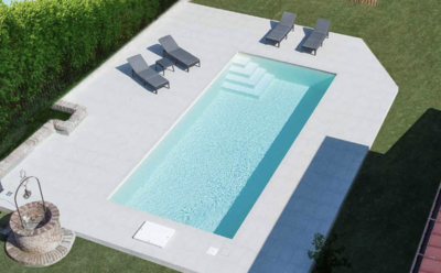 Piscine en Kit Aqua Swiss Infinity  1,20 et 1,50H