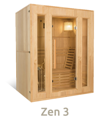 Sauna traditionnel finlandais ZEN 4 modèles