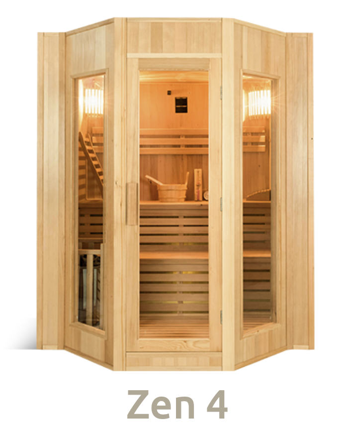 Sauna traditionnel finlandais ZEN 4 modèles, Modèle ZEN Vapeur: Sauna ZEN 4 places Vapeur SN-ZEN4PK Art:3700691400628