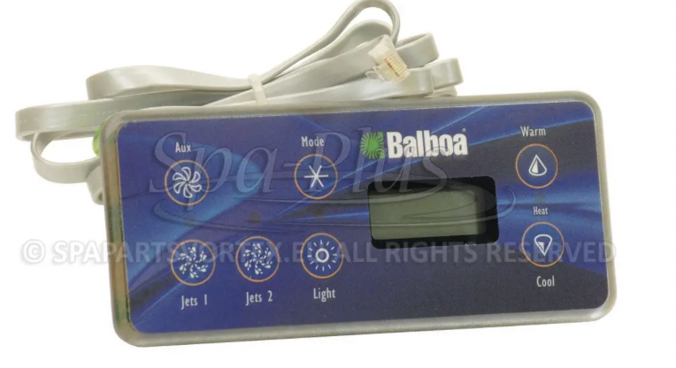 Panneau tactile Balboa VL701S 2p avec auxiliaire