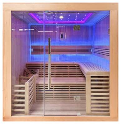Sauna Swiss Traditionel Vapeur 8kw 6 places