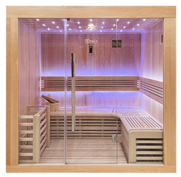 Sauna Swiss Traditionel Vapeur 6kw 4 places