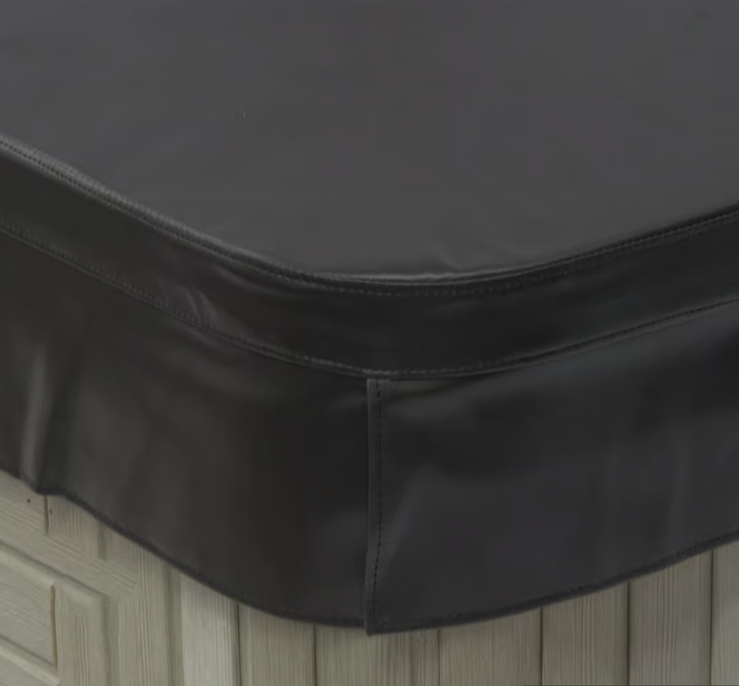Couverture Spa Ronde Vinyle 176cm Couleur Noir