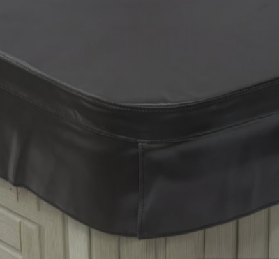 Couverture Spa Ronde Vinyle 176cm Couleur Noir