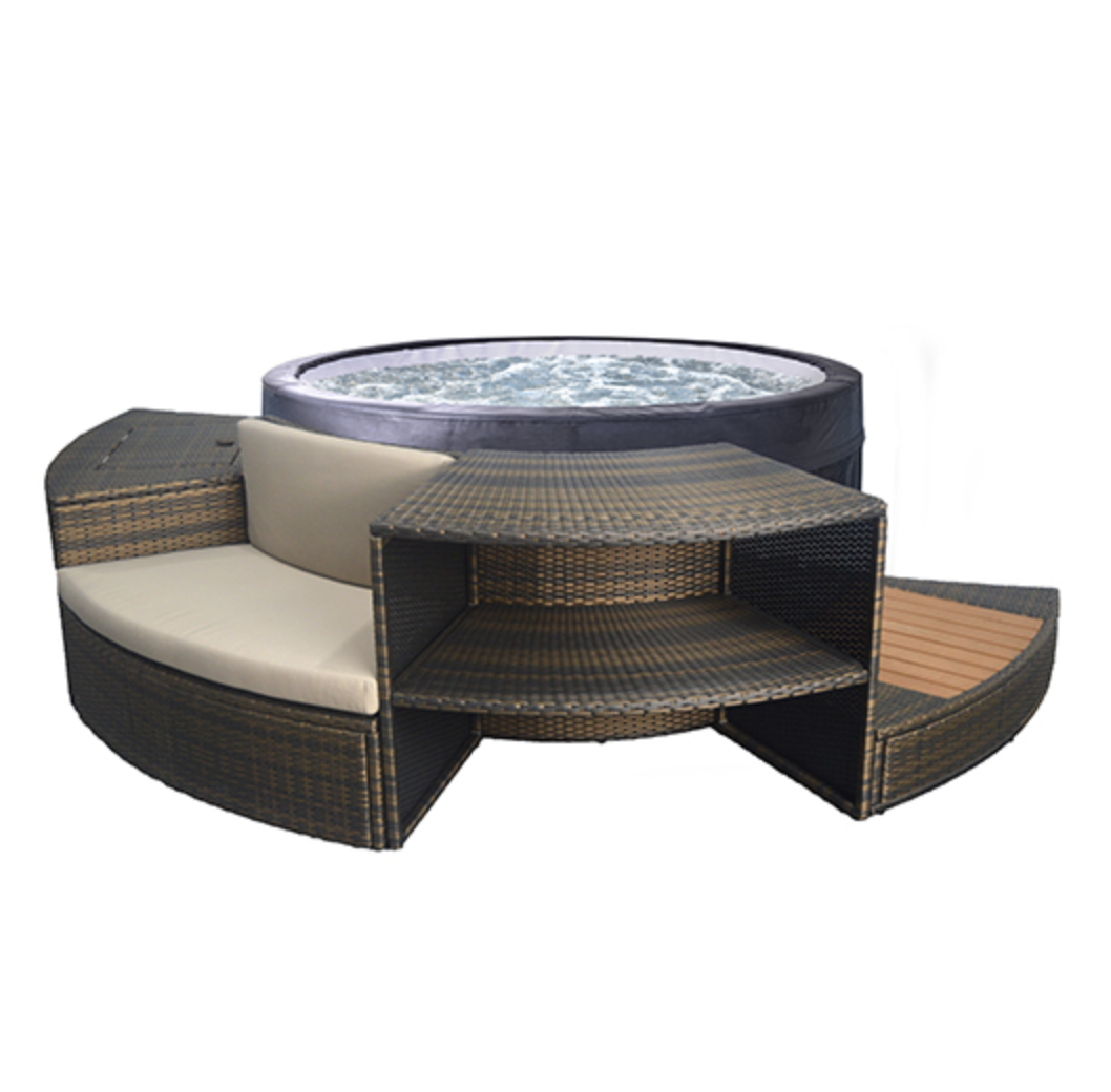 SPA Portable VITA 4 places en Mousse isolantes 5 Mobilier inclus