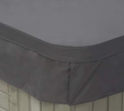 Couverture Spa Wather-Shild 213 x 213cm Angle R.23cm Gris
