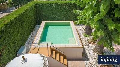 Piscine 2m x 4m Infinity Hors Sol sans dalle en béton
