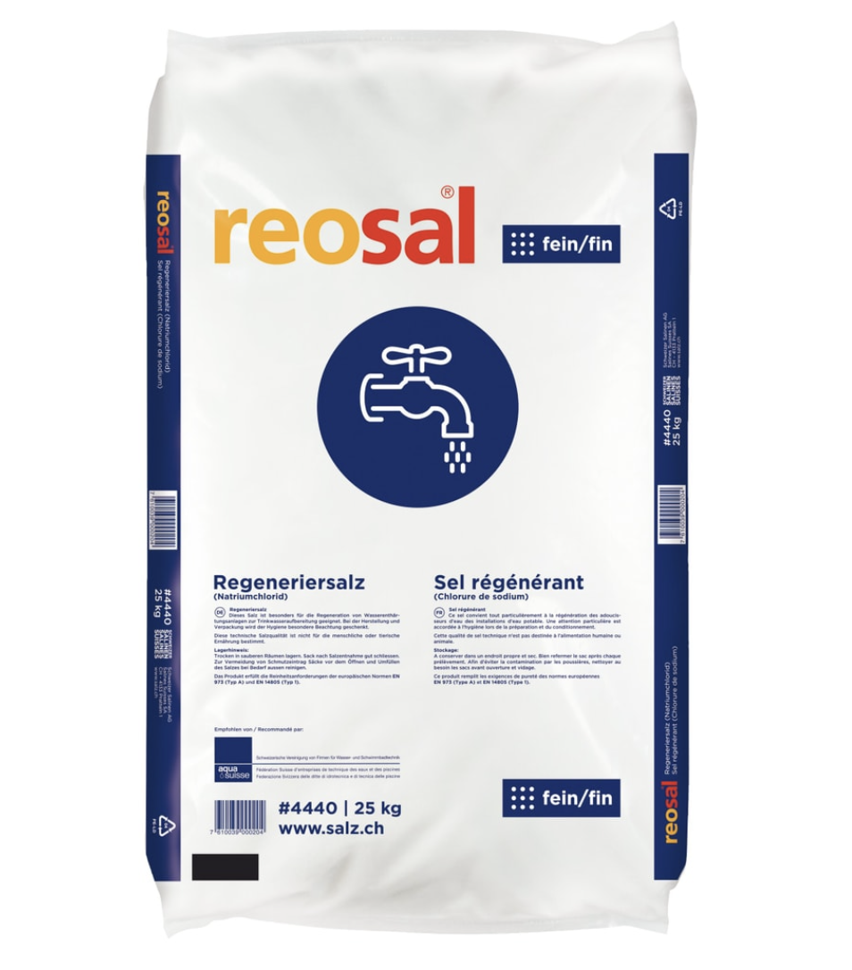 Reosal fin 25kg Suisse pour Piscine