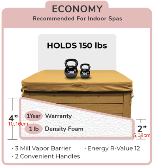 Couverture sur mesure Economique Spa Ease Economy