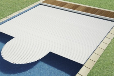 Couverture immergés Piscine lame PVC et Polycarbonate