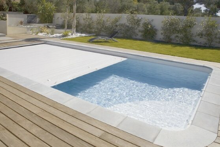 Couverture immergés Piscine Lames Polycarbonate Max.5m x 10m