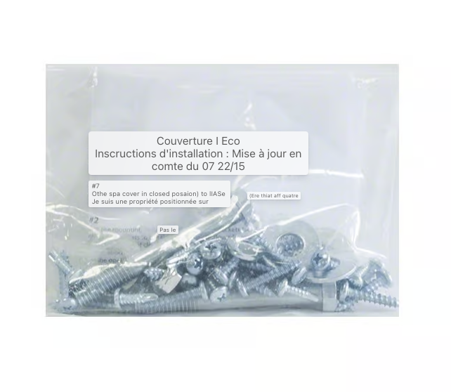 Kit de vis - CM I ECO-B