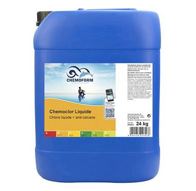 Chlore Liquide stabilisé  20L piscine
