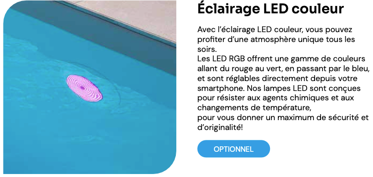 Éclairage LED couleur RGB
