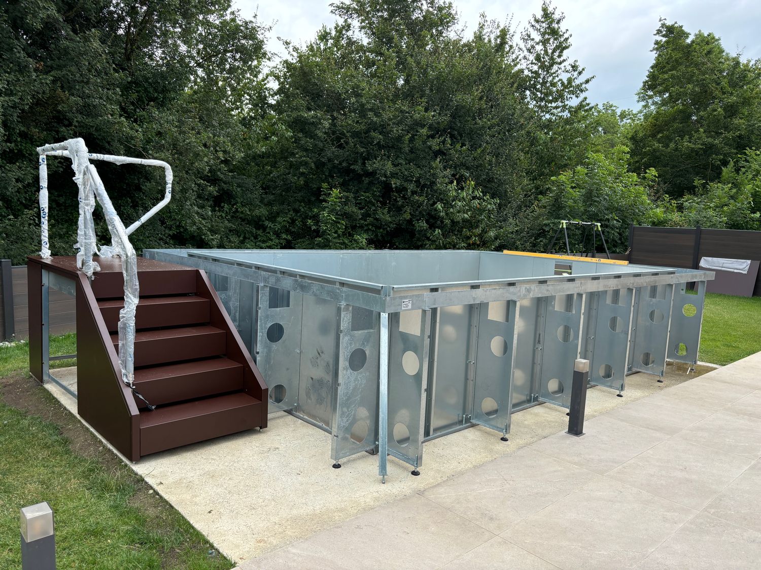 Montage et Installations Piscine Kit Pro avec liner Sac
