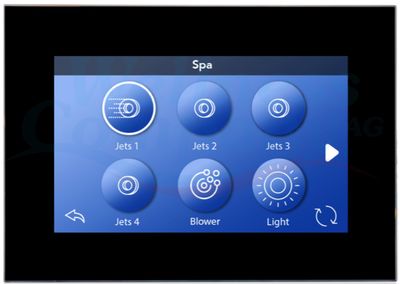 Panneau noir Balboa Spa Touch ST3