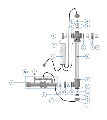 Pièces de Rechange Blue Lagoon Xpert AOP Compact Ozone &amp; UV-C