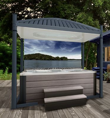 Toile Murale île /Shade Island Opaque 93,5" coté Long Oasis