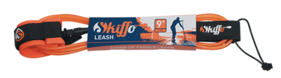 Leash droit 9&quot; Orange  Skiffo