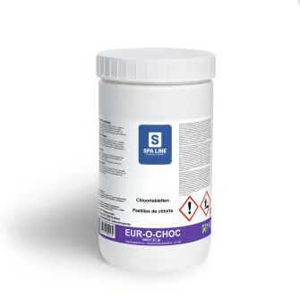 Pastilles de chlore à dissolution lente 20gr spas