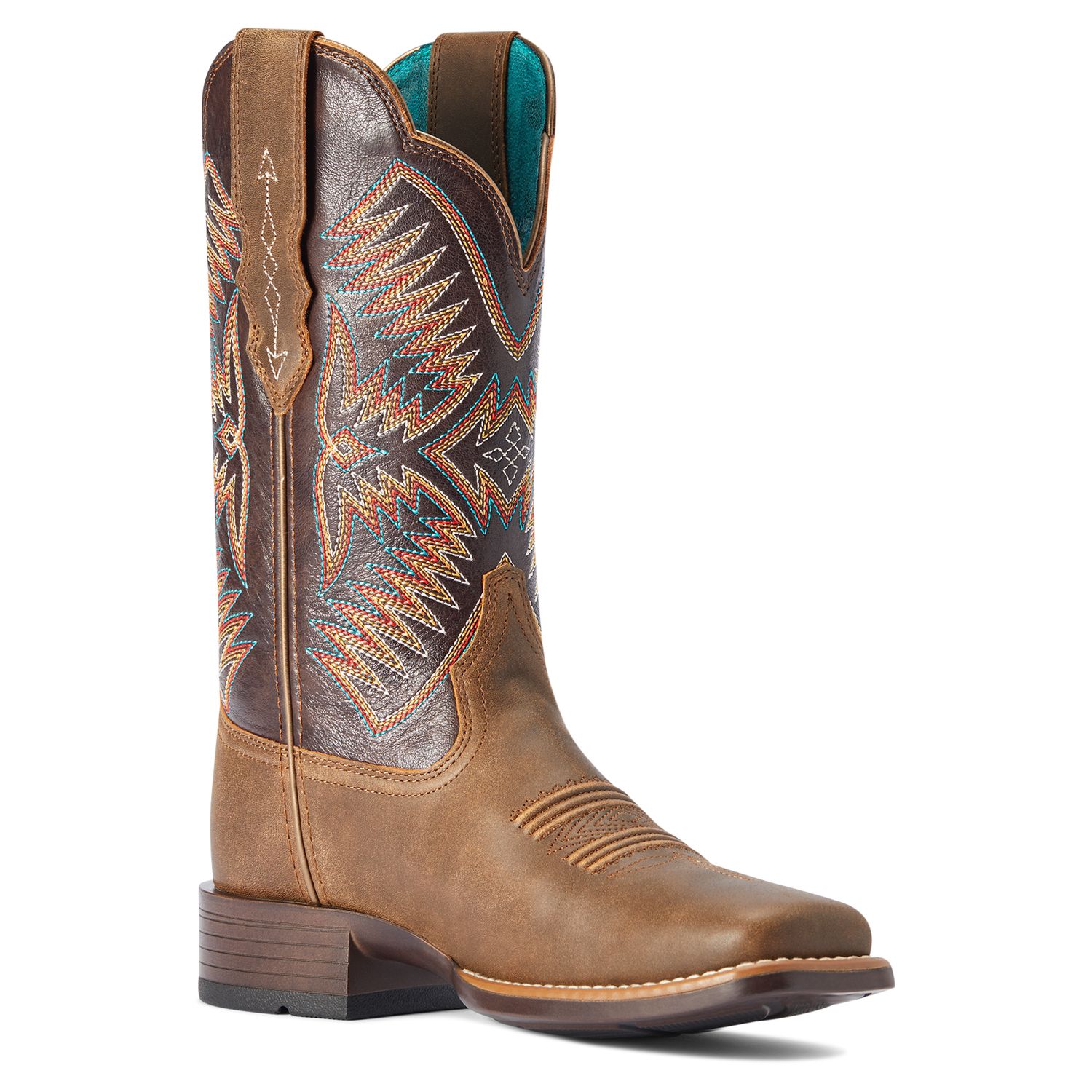 Women's Odessa StretchFit Western Boot, Fateful Brown 10042386