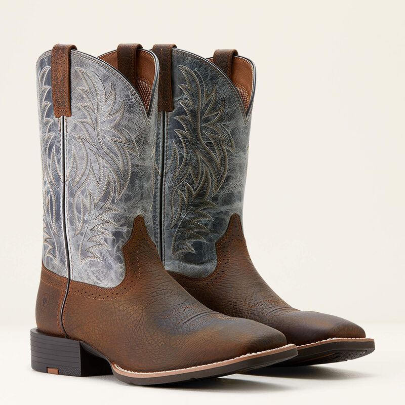 Men's Sport Western Wide Square Toe Cowboy Boot 10053731