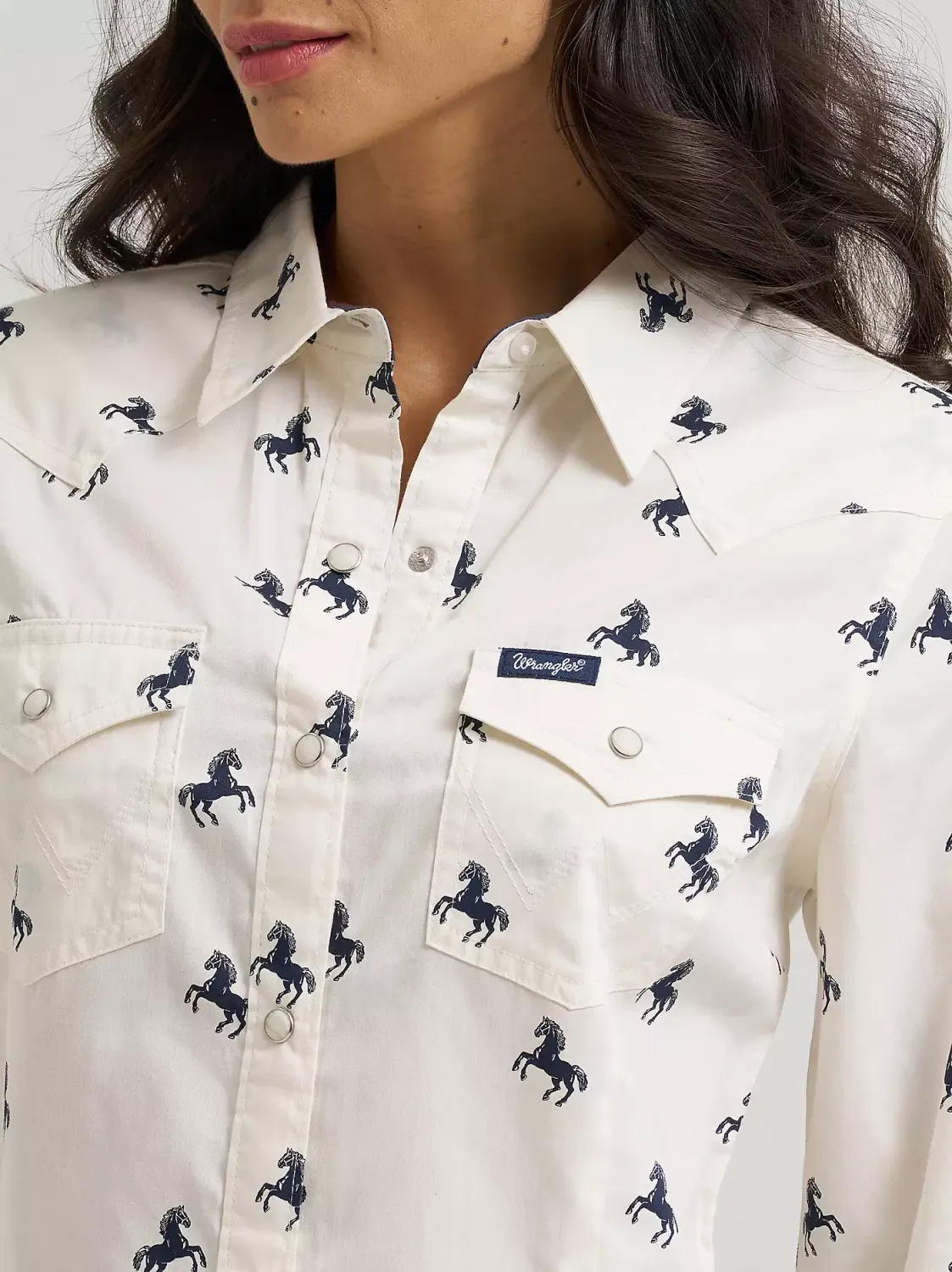 Women's Wrangler Olivia Western Slim Snap Shirt 112382742