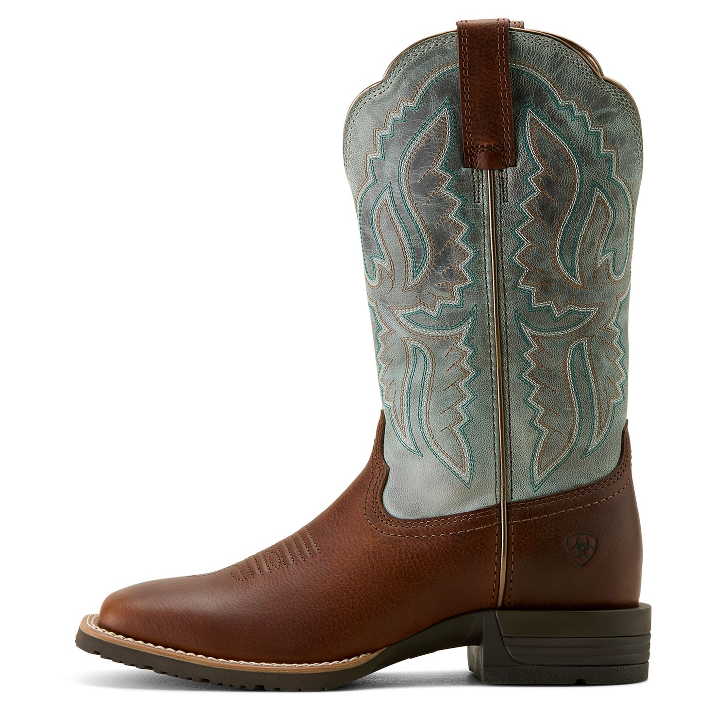 Women's Ariat Hybrid Ranchwork Wide Square Toe Western Boot 10064003